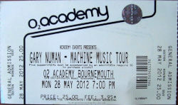 Bournemouth Ticket 2012